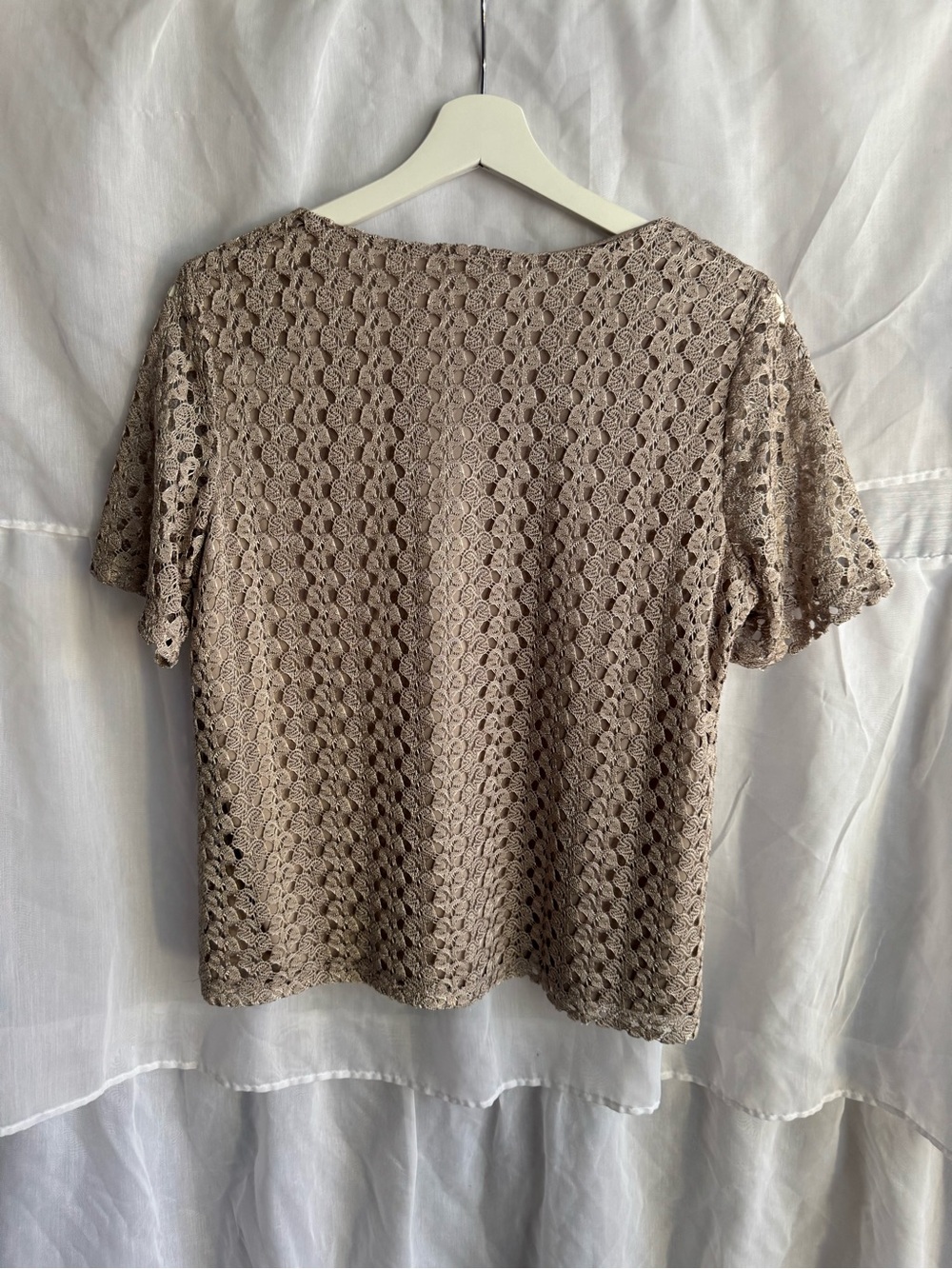 Alison Daley Lace Overlay Blouse - Picture 3 of 3